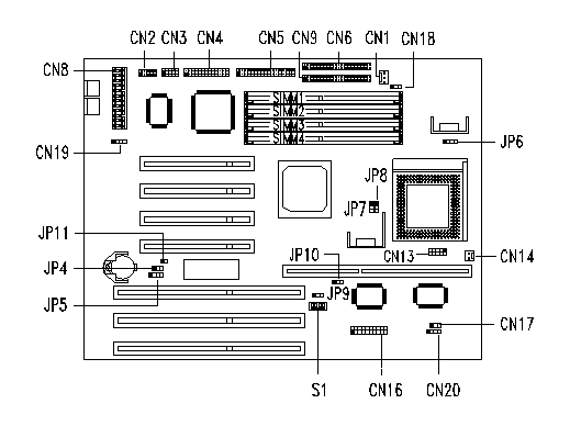 V55-2 Motherboard Diagram