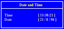 Date and Time Screen